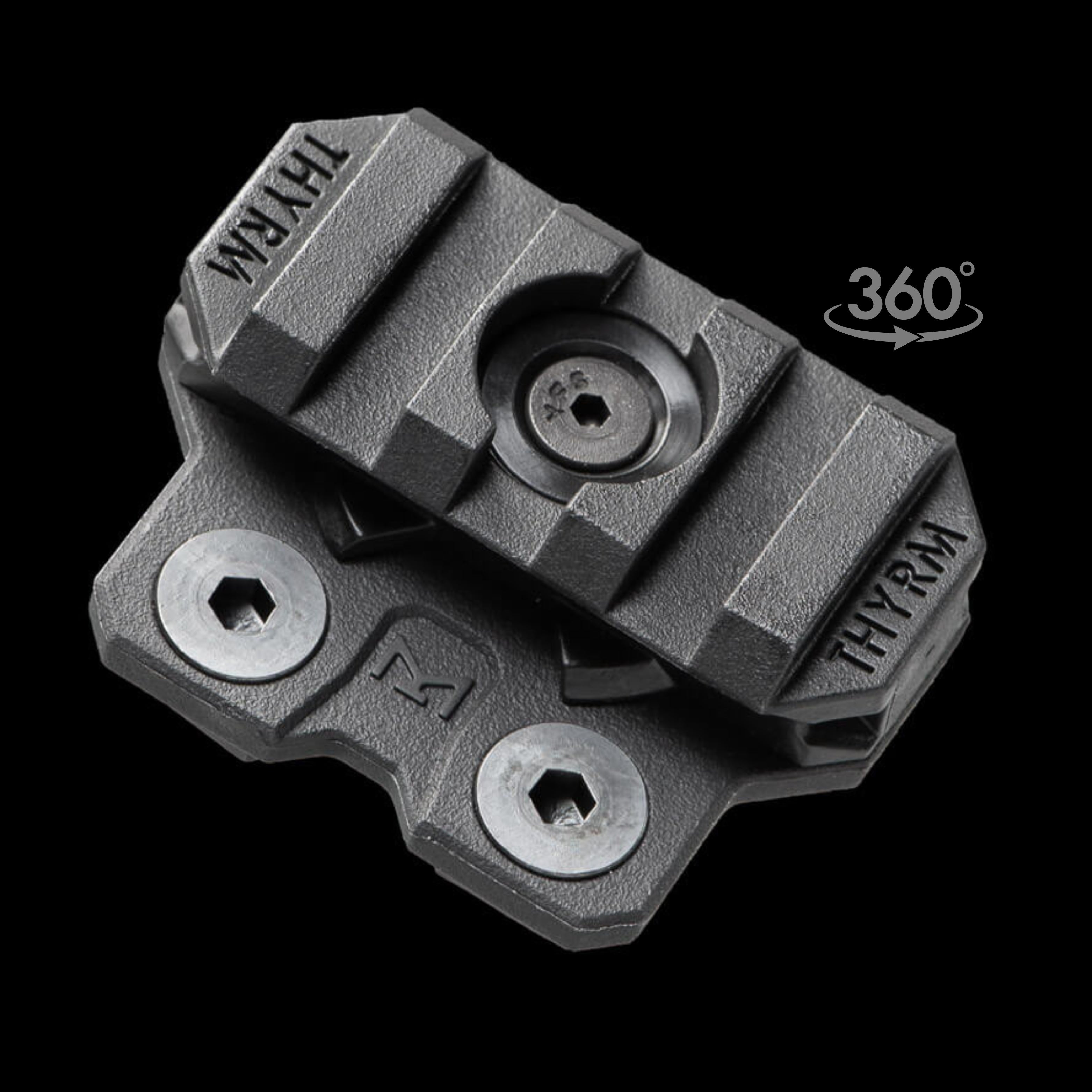 Thyrm VariArc - 360 Degree Helmet Light Mount with Integrated Picatinny Rail
