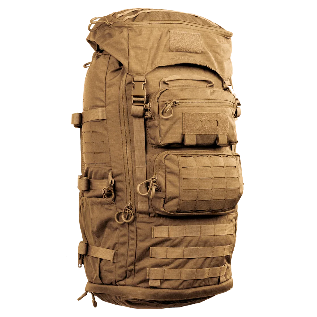 Eberlestock Mission Ruck Pack - Massive 80L Capacity & Radio-Ready Cable Routing - Full Modularity for Custom Gear Attachments