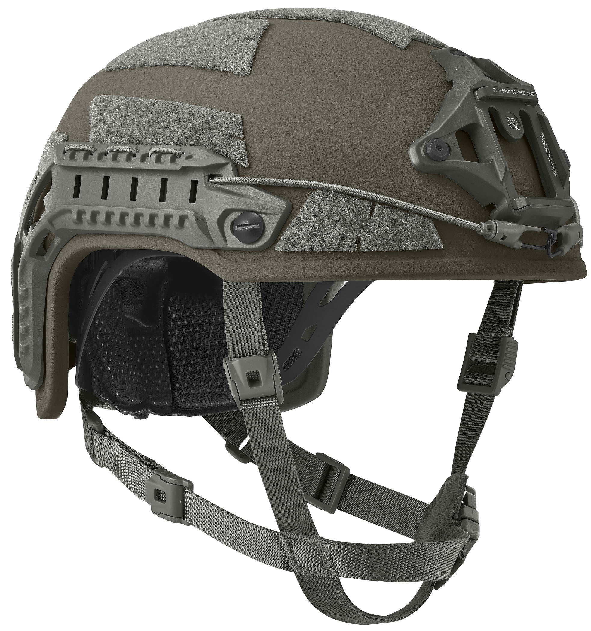 Galvion Caiman TL - Max Coverage High-Cut Helmet - Stops .357 SIG & .44 Magnum