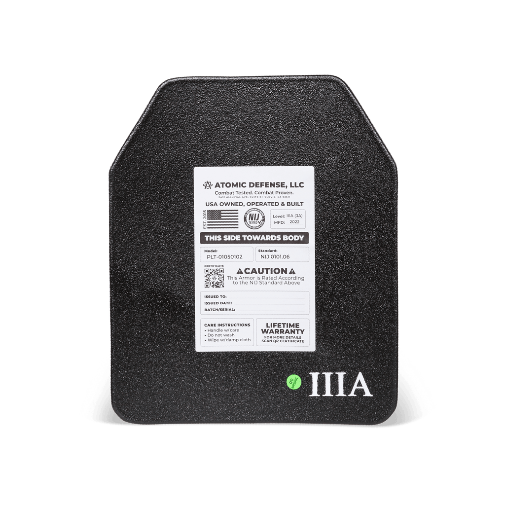 NIJ Level IIIA+ Body Armor Plates - ESAPI - Hard & Soft