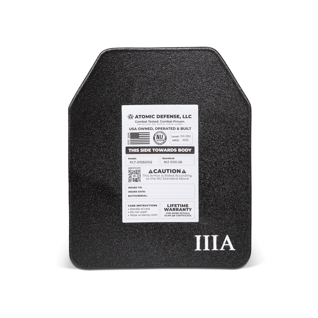 NIJ Level IIIA+ Body Armor Plates - ESAPI - Hard & Soft