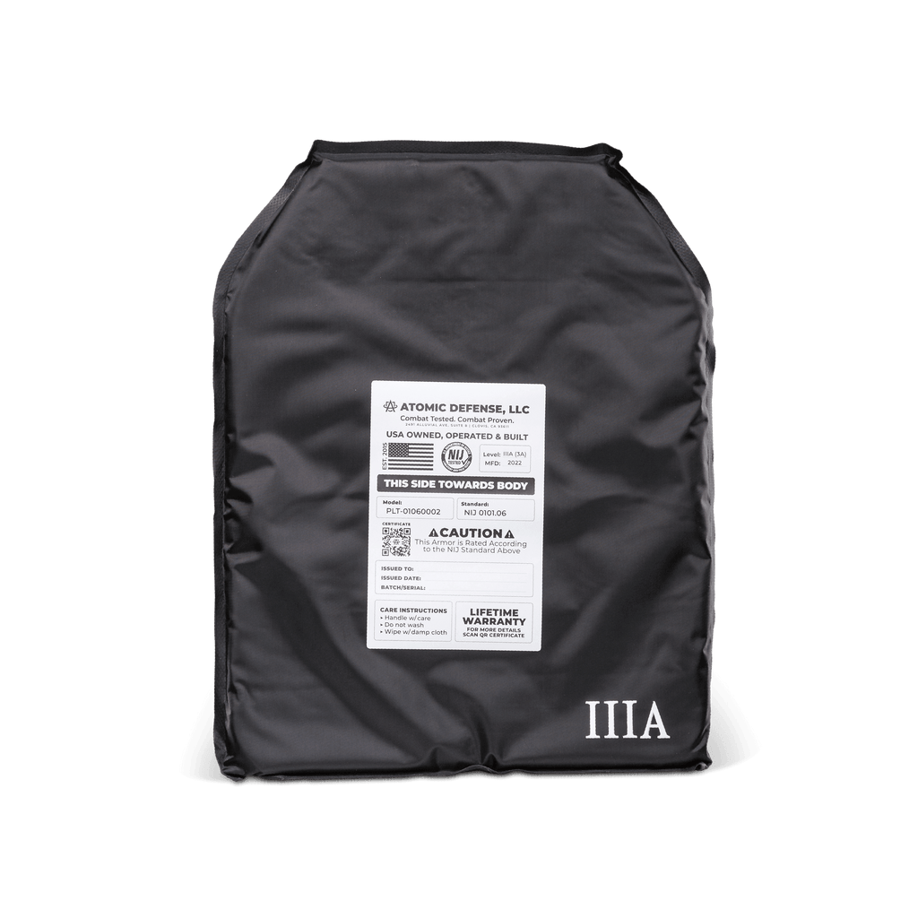NIJ Level IIIA+ Body Armor Plates - ESAPI - Hard & Soft